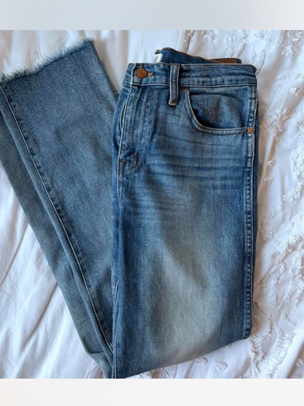 Madewell High Riser Demi Boot Jeans Size 28 Medium Wash